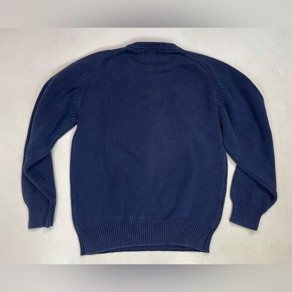 Lord & Tailor Golf Logo Knit Crewneck Sweater Men Medium Blue - Picture 3 of 5